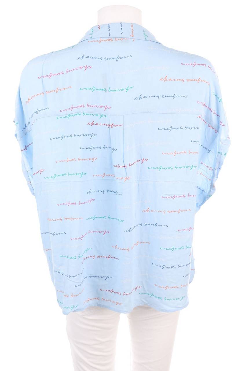 Carou C&A Hemd-Bluse Mit Kurzem Ärmel