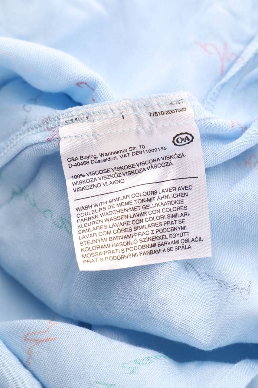 Carou C&A Hemd-Bluse Mit Kurzem Ärmel