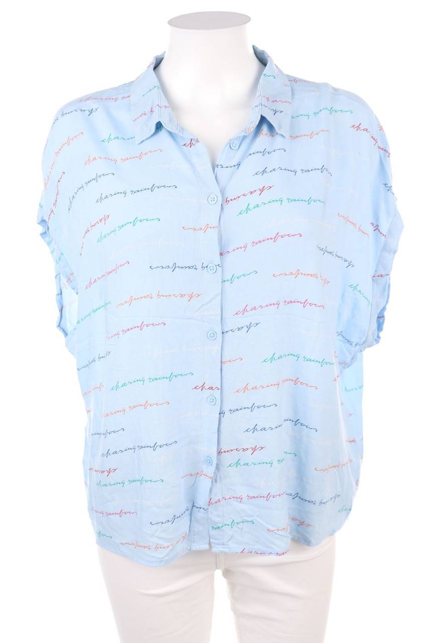 Carou C&A Hemd-Bluse mit kurzem Ärmel