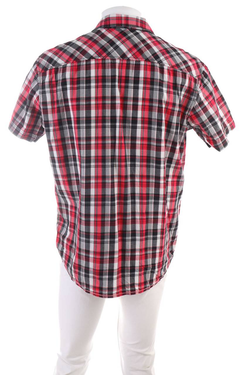 Carou C&A Kurzarm-Hemd Mit Karo-Muster