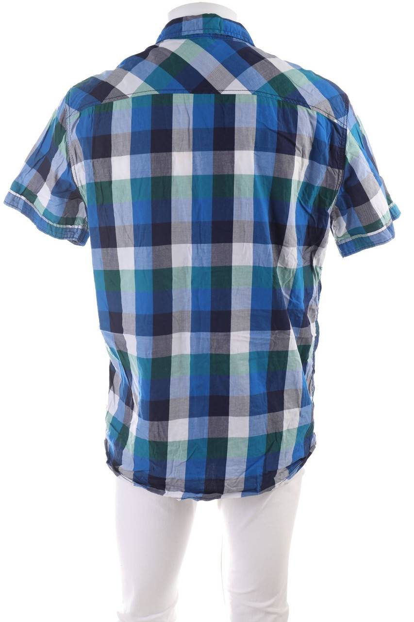 Carou C&A Kurzarm-Hemd Mit Karo-Muster