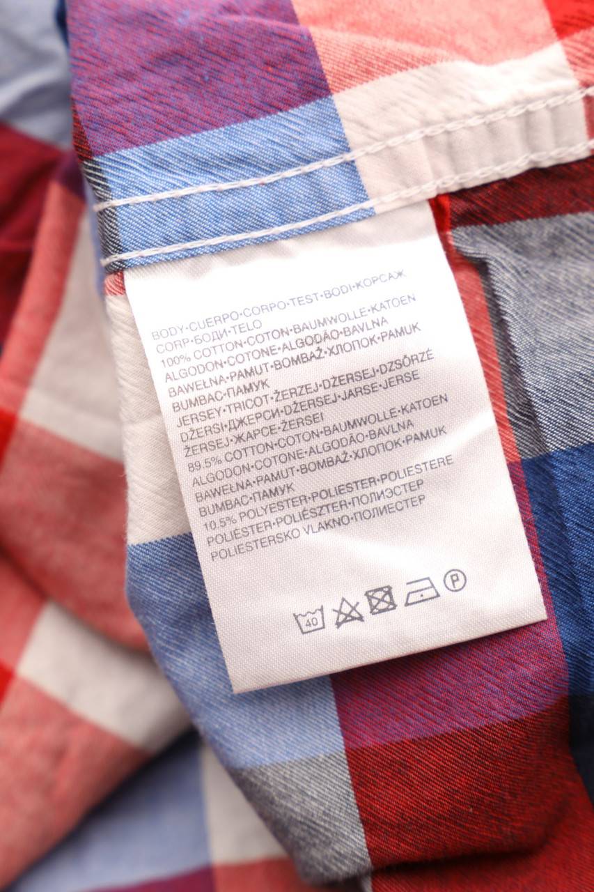 Carou C&A Kurzarm-Hemd Mit Karo-Muster