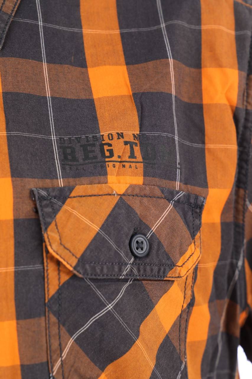 Carou C&A Kurzarm-Hemd Mit Karo-Muster