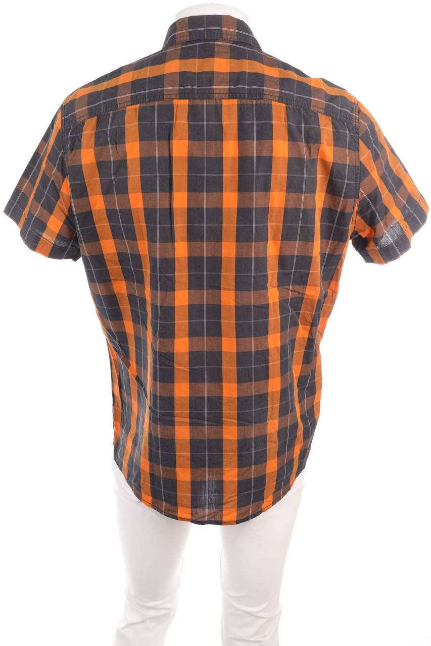 Carou C&A Kurzarm-Hemd Mit Karo-Muster