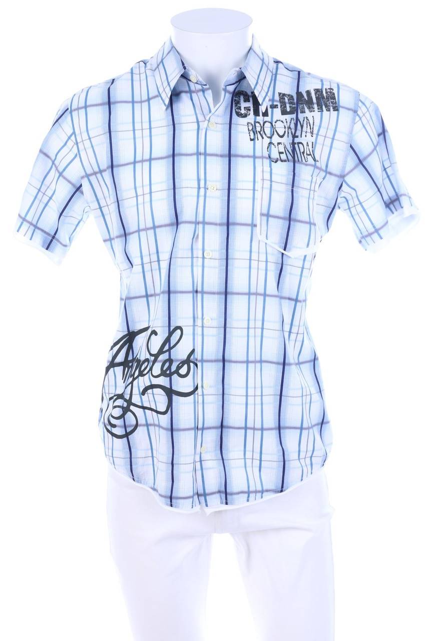 Carou C&A Kurzarm-Hemd mit Karo-Muster