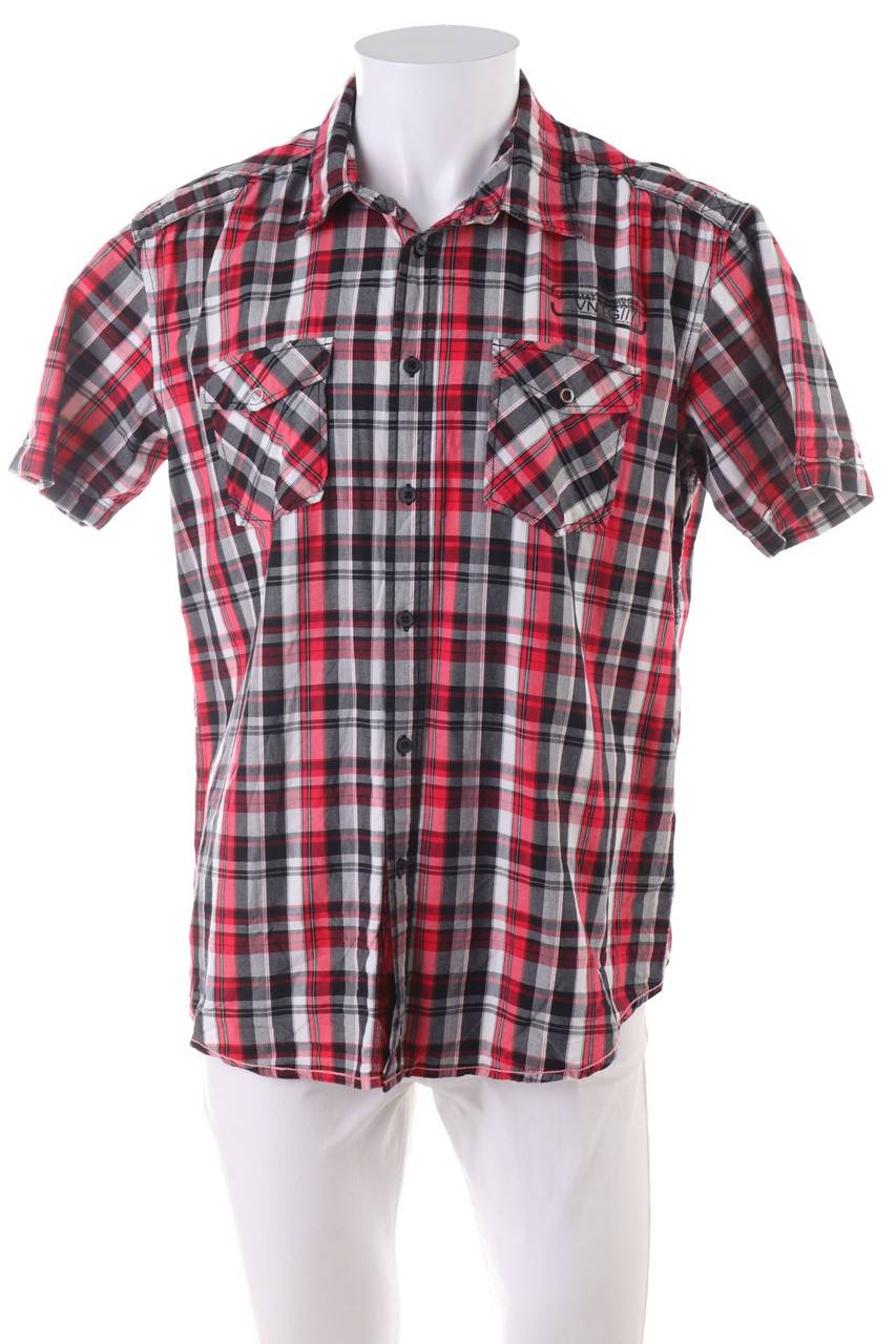 Carou C&A Kurzarm-Hemd mit Karo-Muster