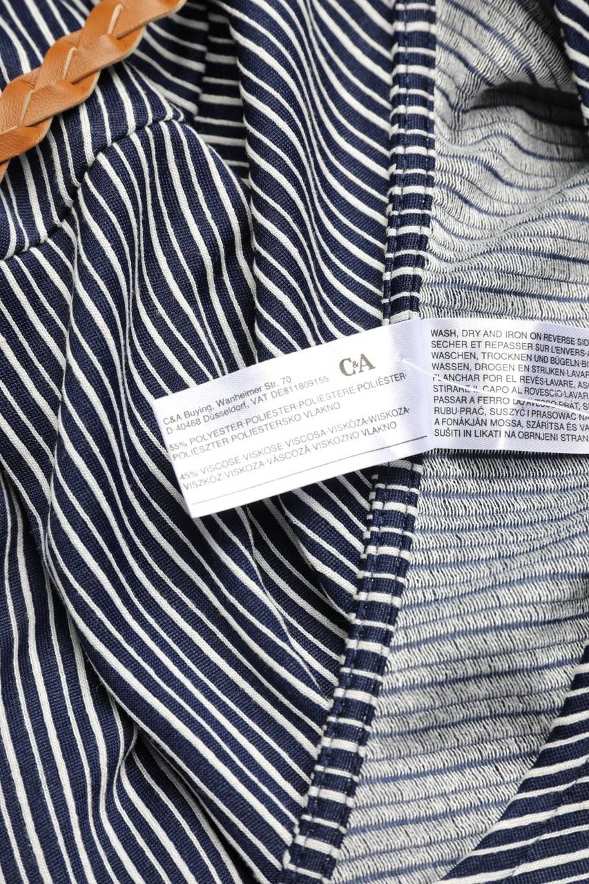 Carou C&A Streifen-Kleid Mit Gürtel