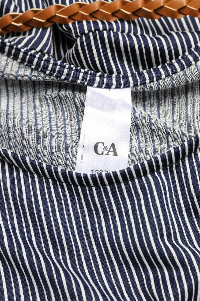 Carou C&A Streifen-Kleid Mit Gürtel