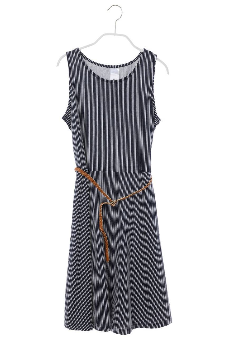 Carou C&A Streifen-Kleid mit Gürtel