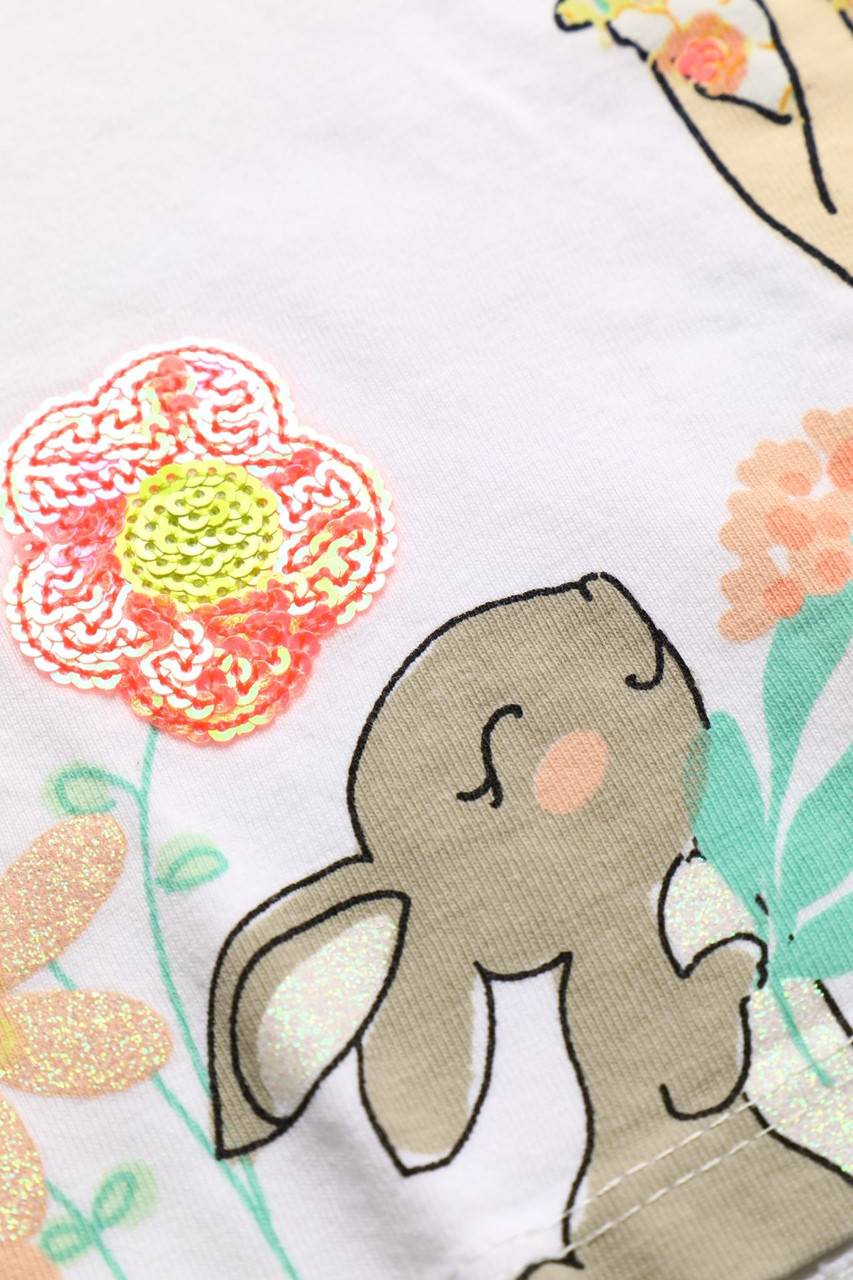 Carou C&A T-Shirt Mit Pailletten