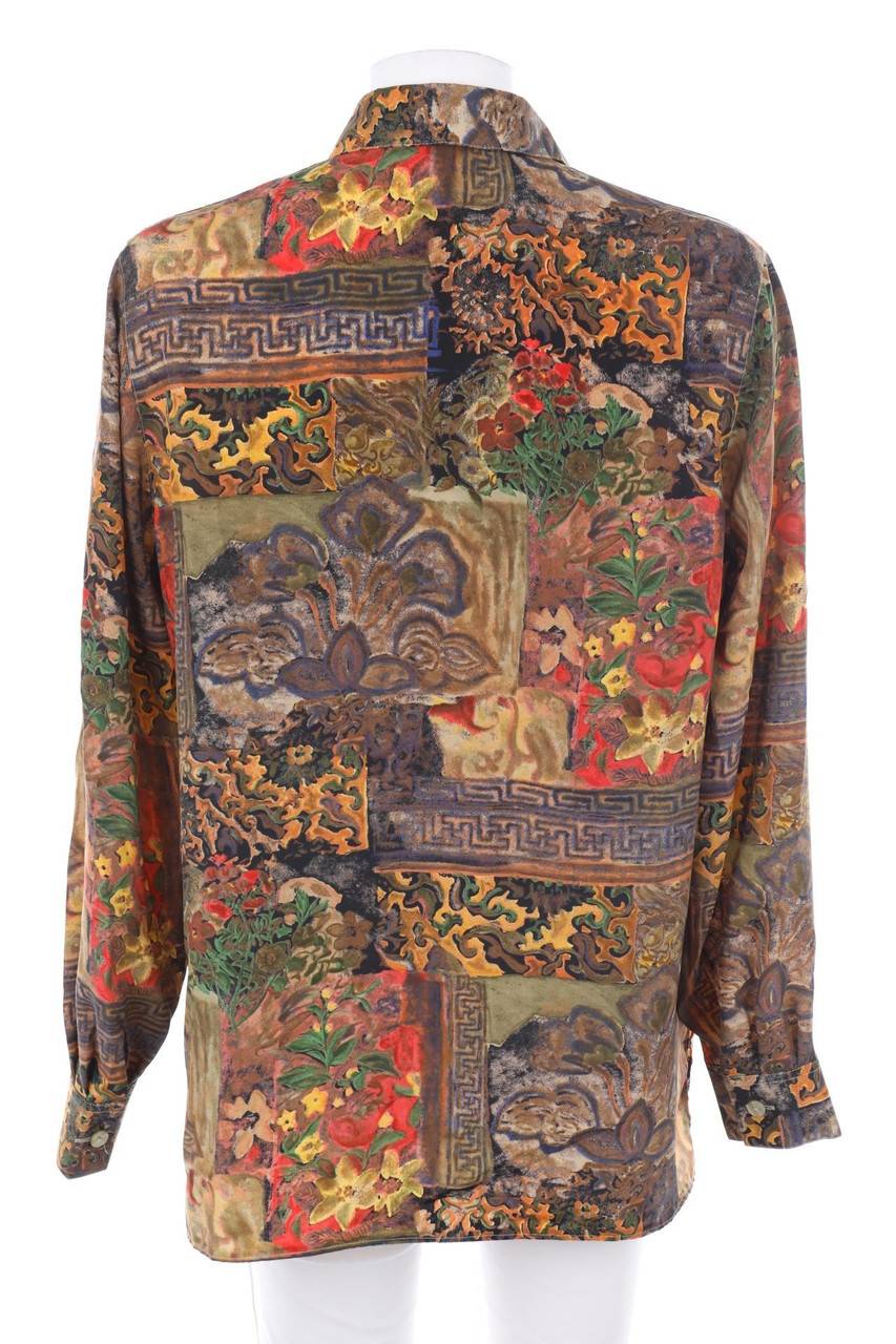 Carou C&A Vintage-Bluse Mit Muster