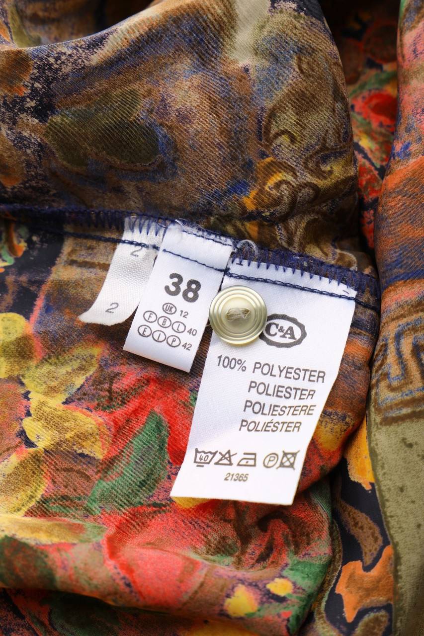 Carou C&A Vintage-Bluse Mit Muster