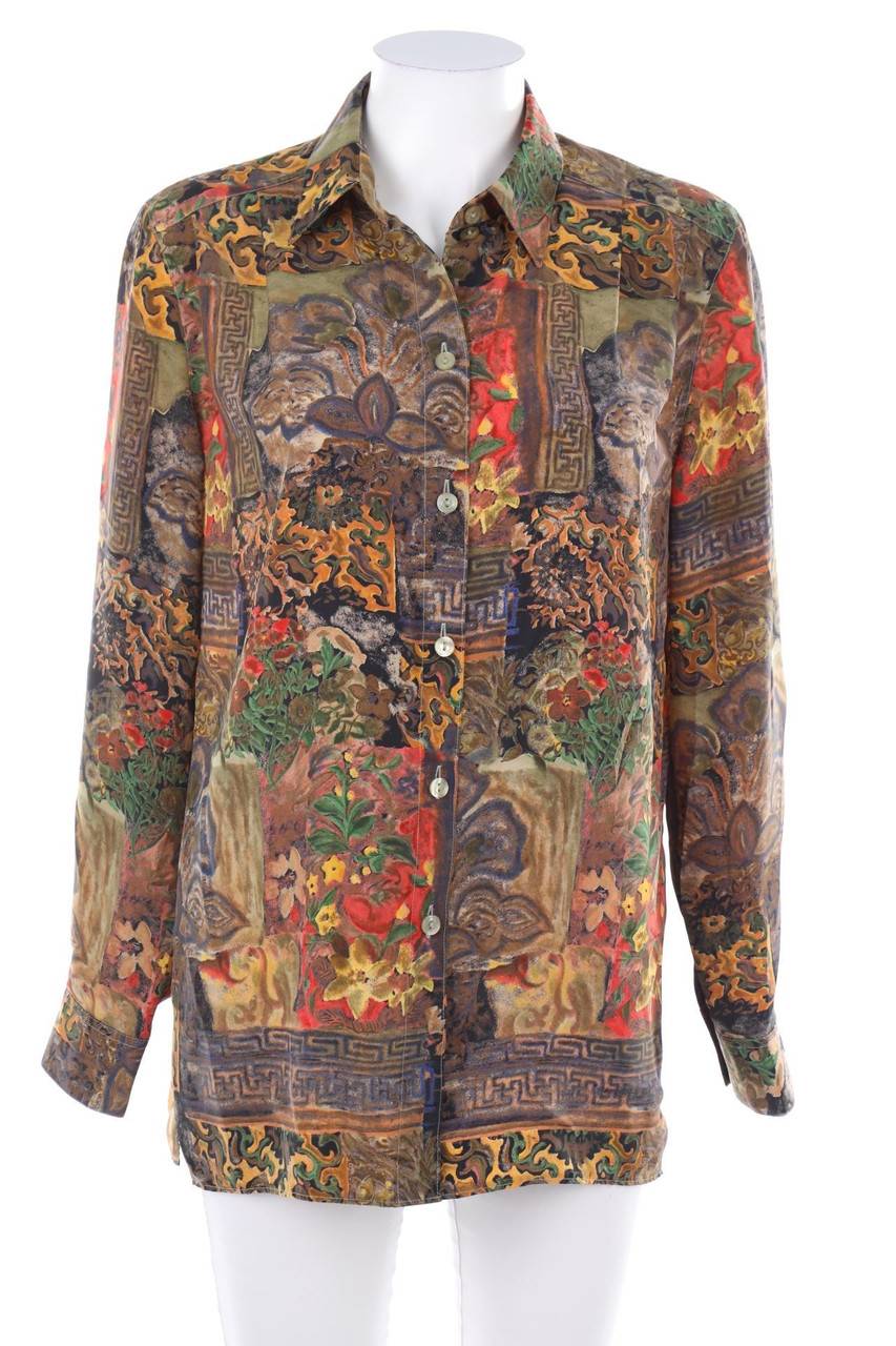 Carou C&A Vintage-Bluse mit Muster