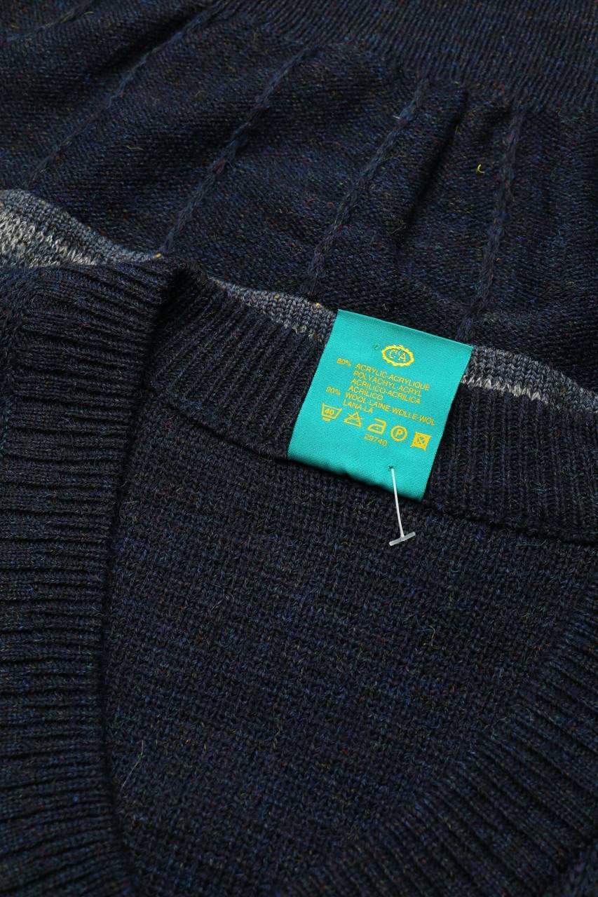 Carou C&A Vintage-Pullunder Mit Muster