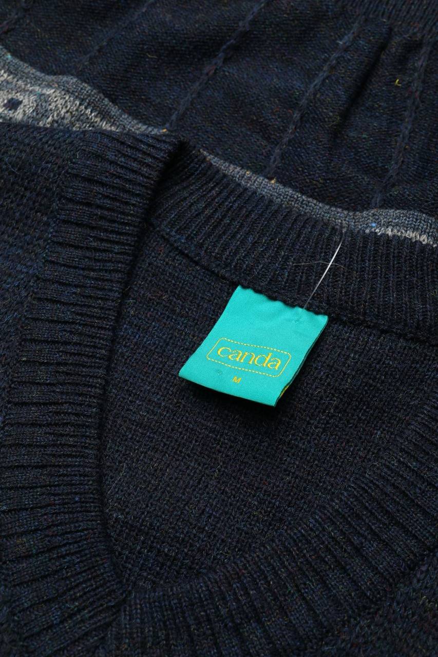 Carou C&A Vintage-Pullunder Mit Muster