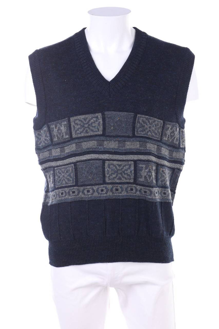 Carou C&A Vintage-Pullunder mit Muster