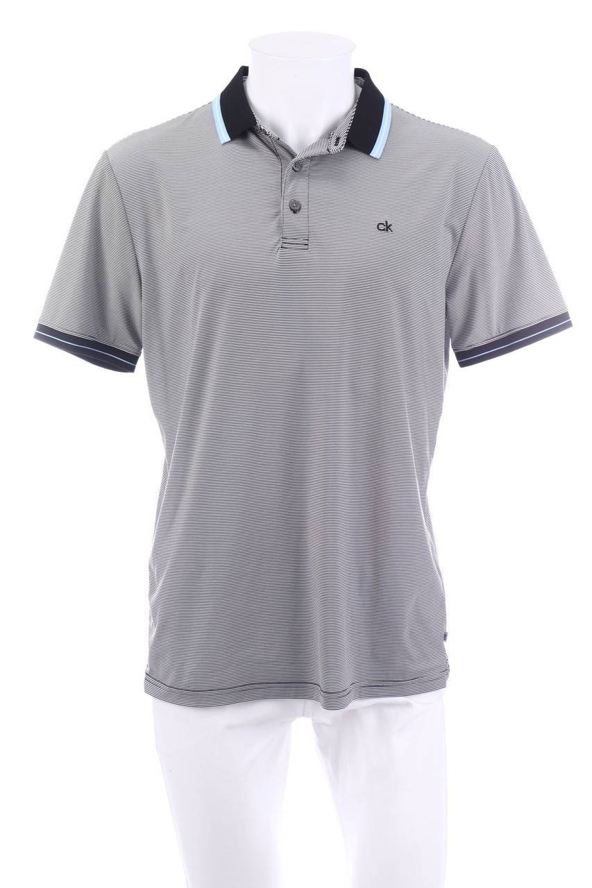 Carou Calvin Klein Golf Poloshirt mit Streifen