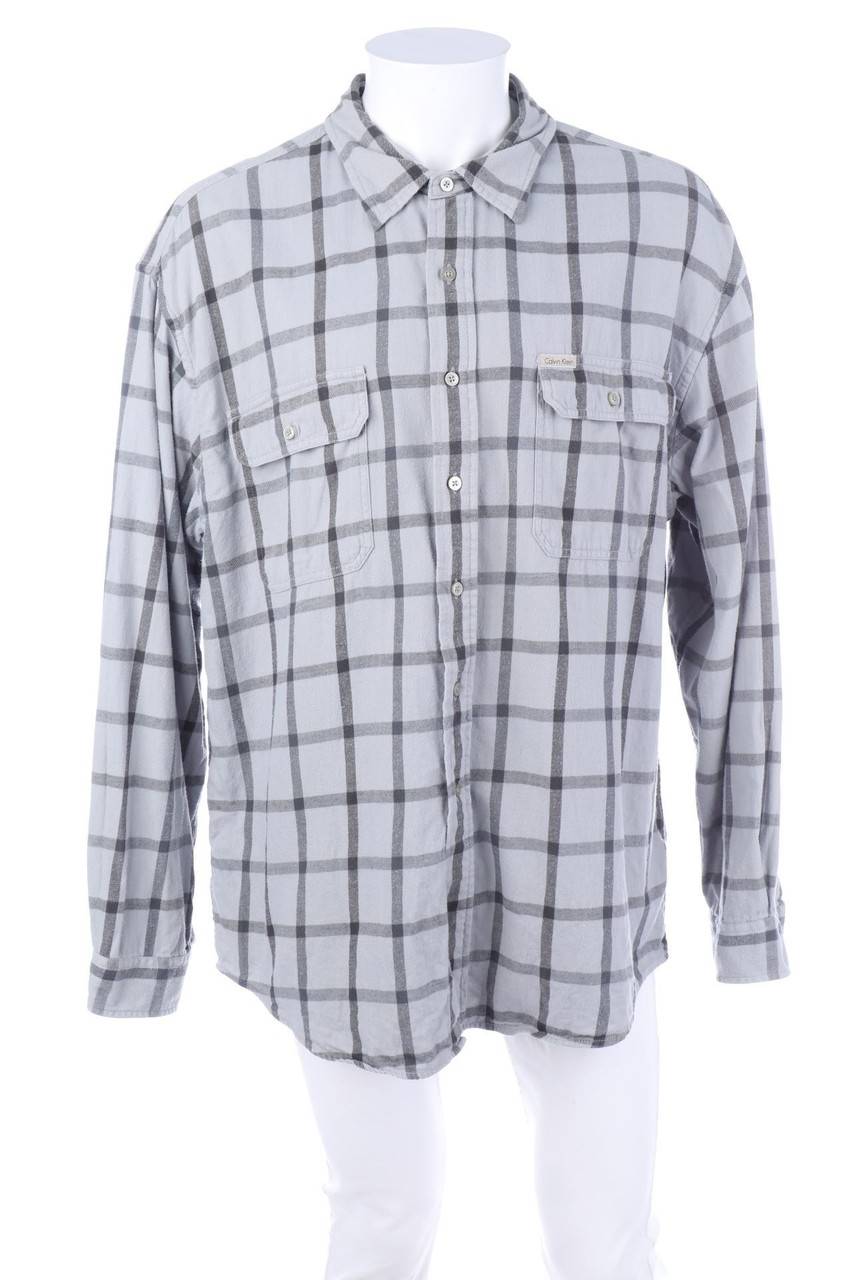Carou Calvin Klein kariertes Hemd