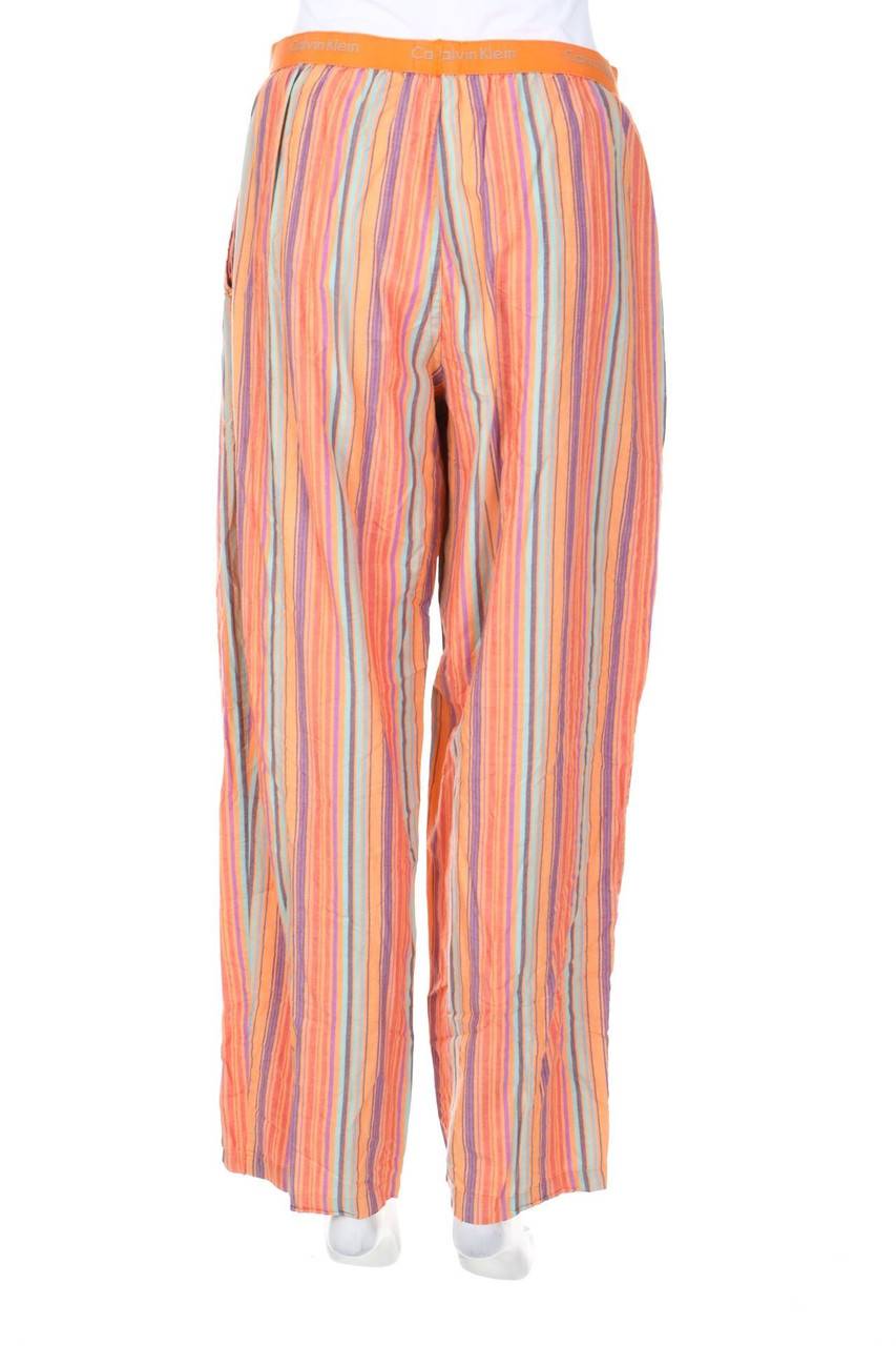 Carou Calvin Klein Streifen-Hose Mit Logo-Print