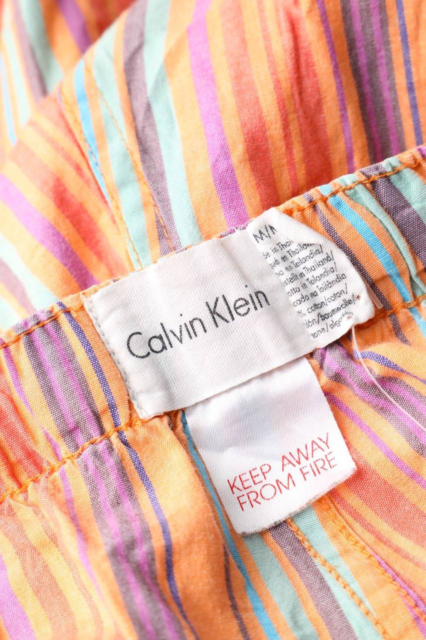 Carou Calvin Klein Streifen-Hose Mit Logo-Print