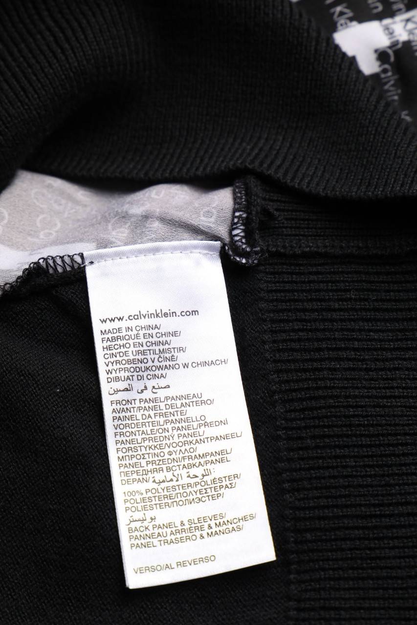 Carou Calvin Klein Strick-Pullover Mit Logo-Print