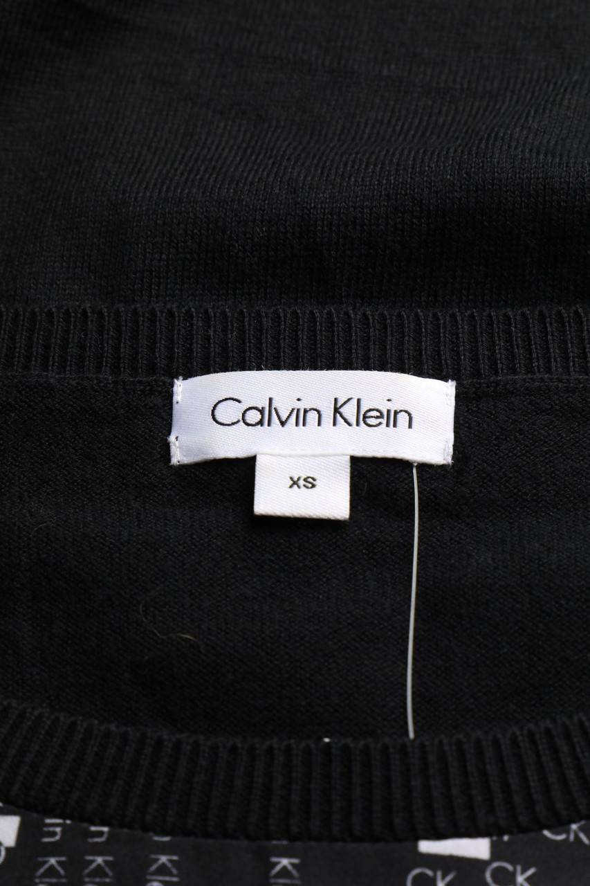 Carou Calvin Klein Strick-Pullover Mit Logo-Print