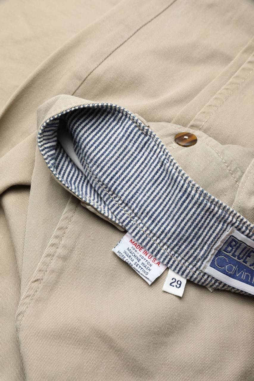 Carou Calvin Klein Vintage-Bundfaltenhose