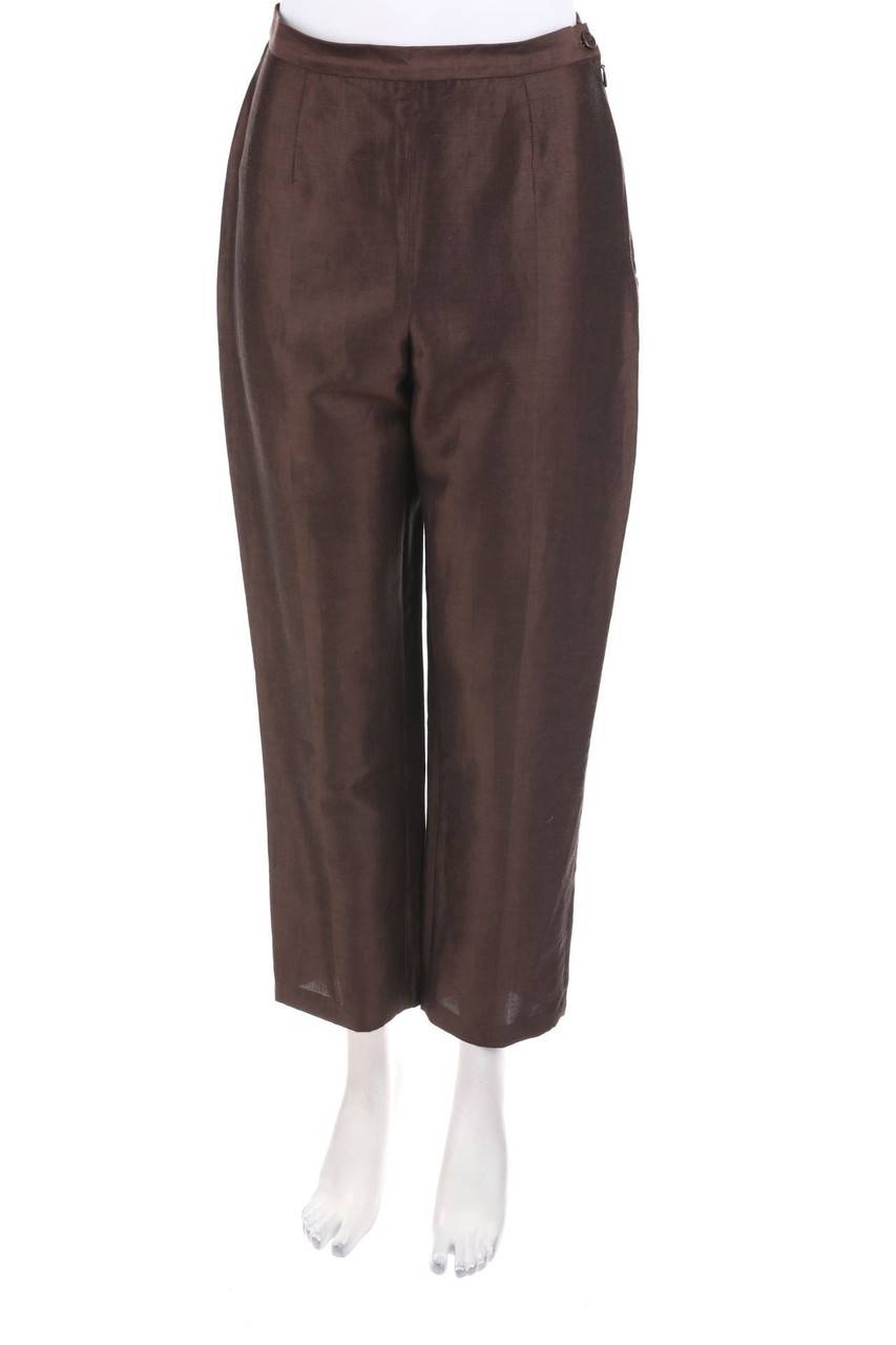 Carou Calvin Klein Vintage-Hose aus Leinen-Mix