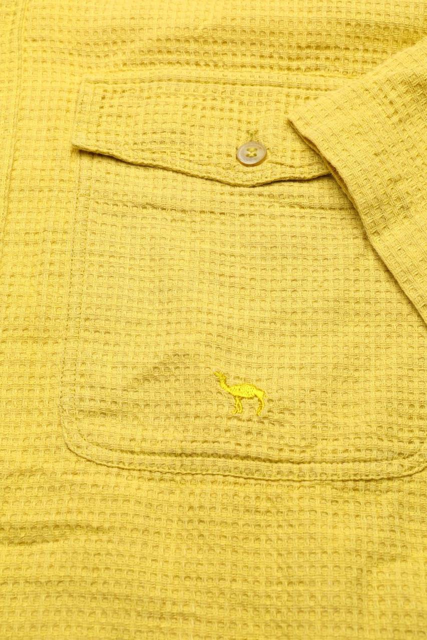 Carou CAMEL COLLECTION Vintage-Kurzarm-Hemd