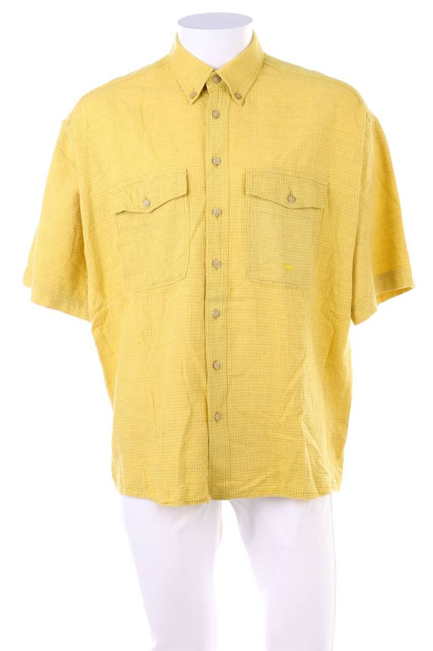 Carou CAMEL COLLECTION Vintage-Kurzarm-Hemd