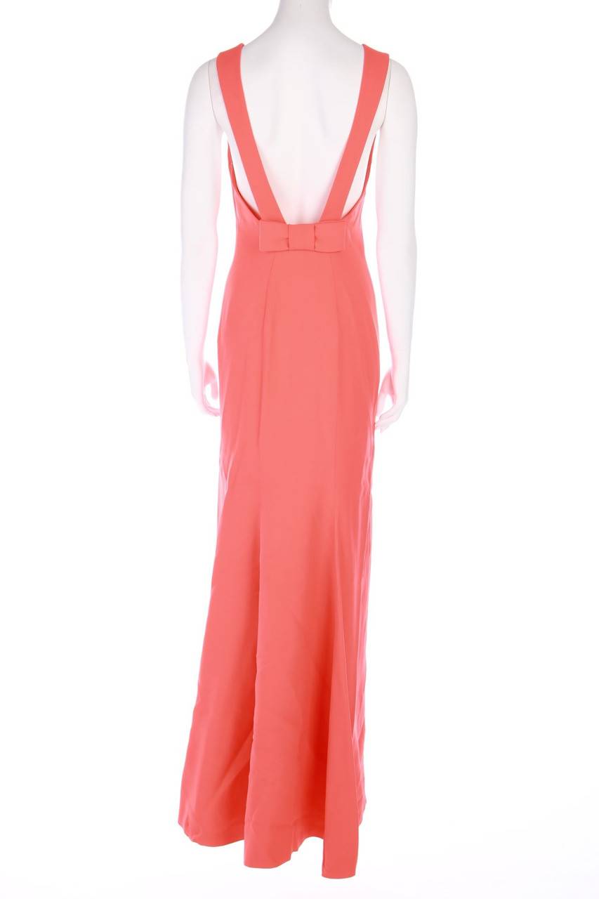 Carou CAPUCCI Maxi-Abendkleid Mit Rückenausschnitt