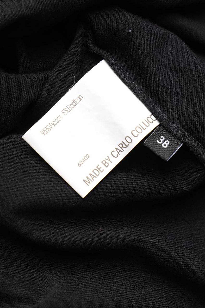 Carou CARLO COLUCCI Kurzarm-Shirt Mit Stickereien