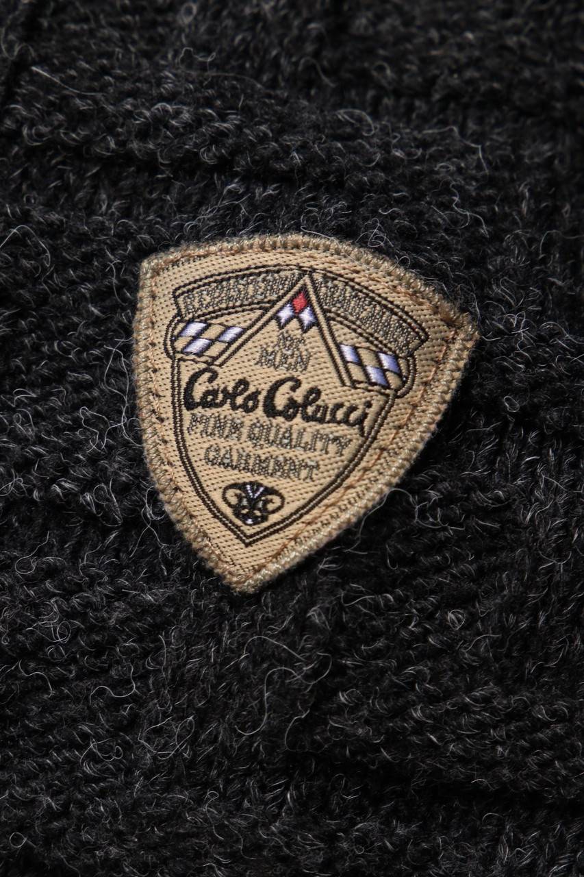 Carou CARLO COLUCCI Vintage-Rundhals-Pullover