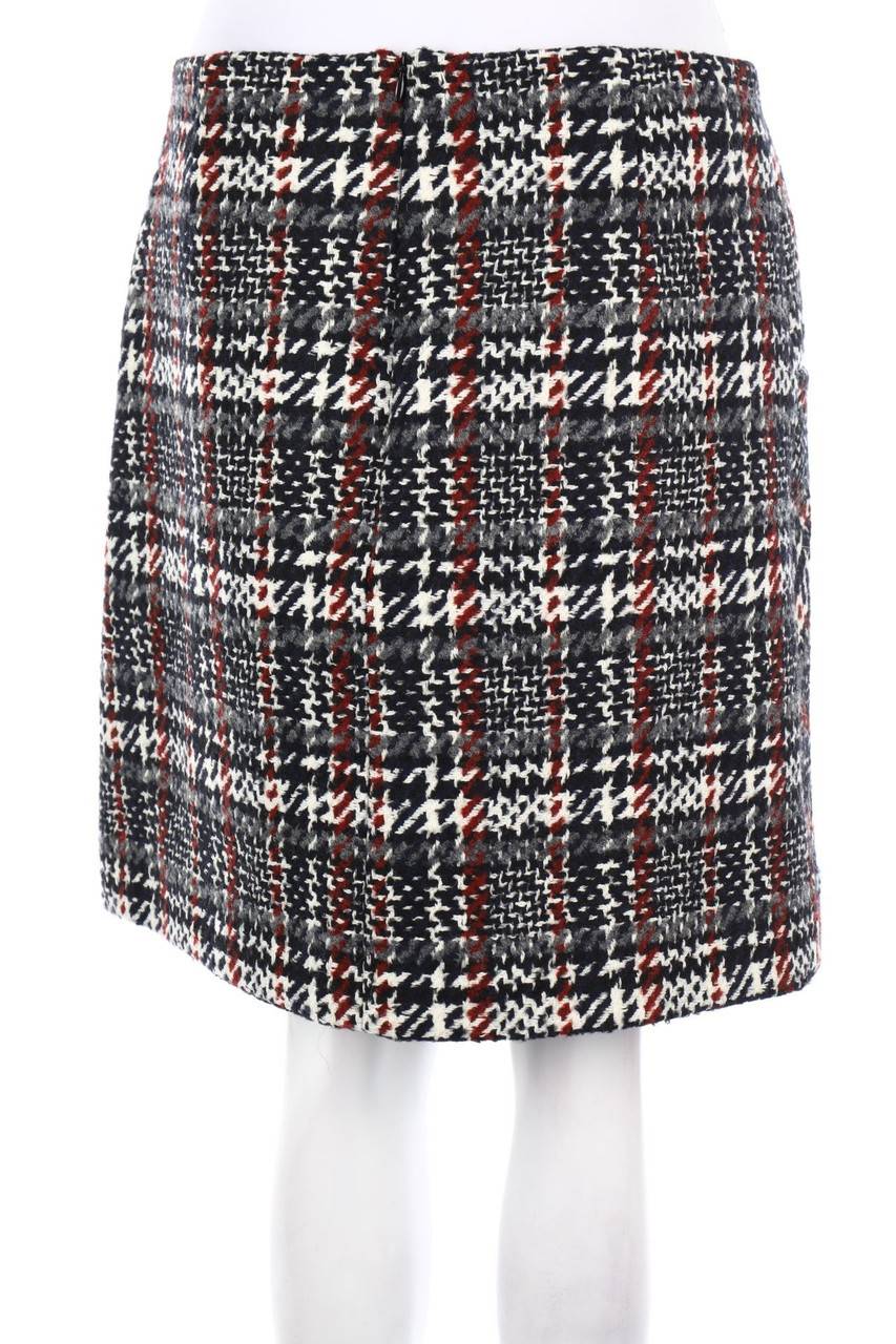 Carou CAROLL Karo-Minirock Aus Woll-Mix Mit Alpaka