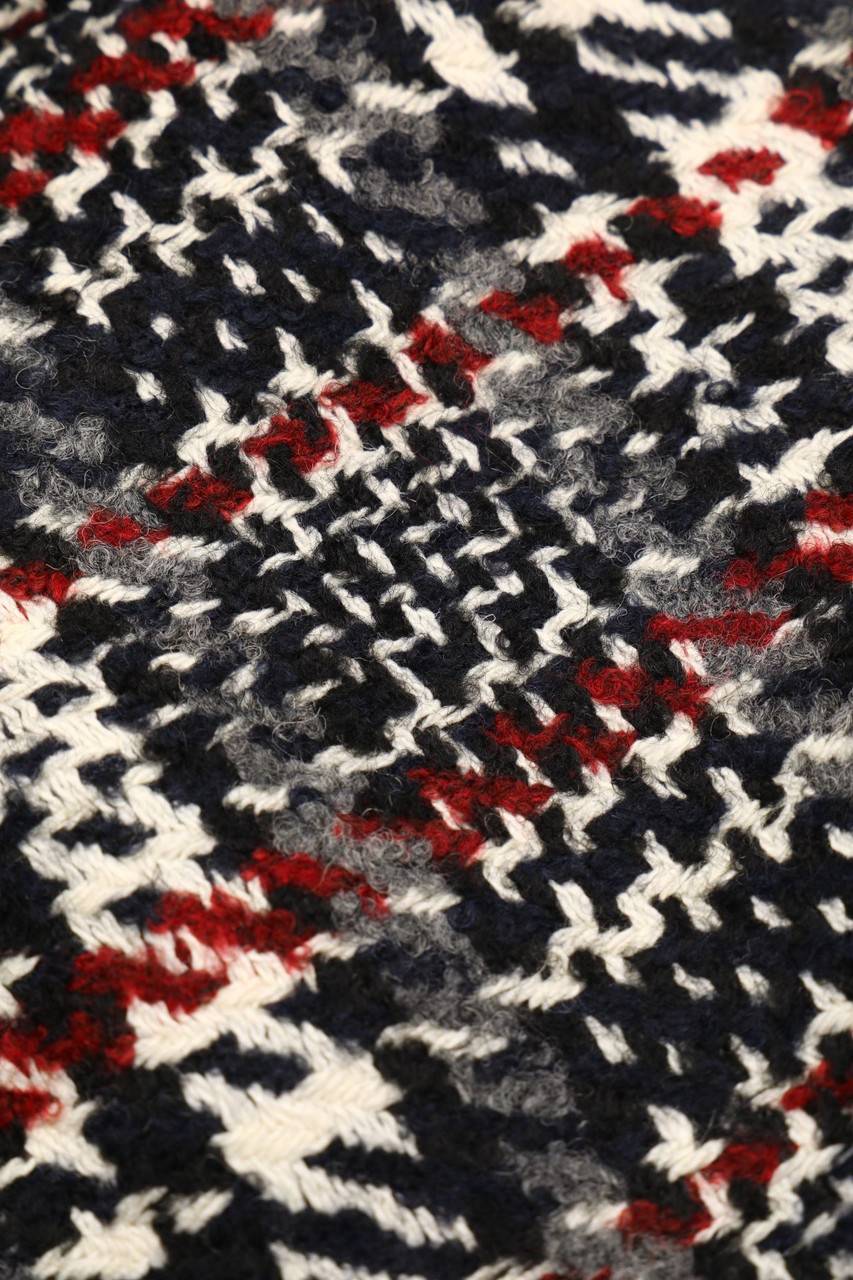 Carou CAROLL Karo-Minirock Aus Woll-Mix Mit Alpaka