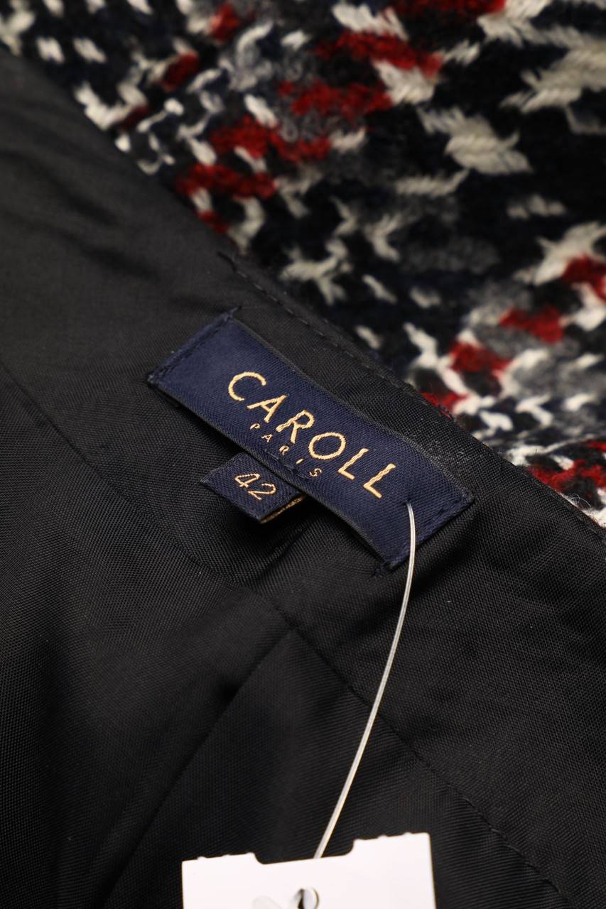 Carou CAROLL Karo-Minirock Aus Woll-Mix Mit Alpaka