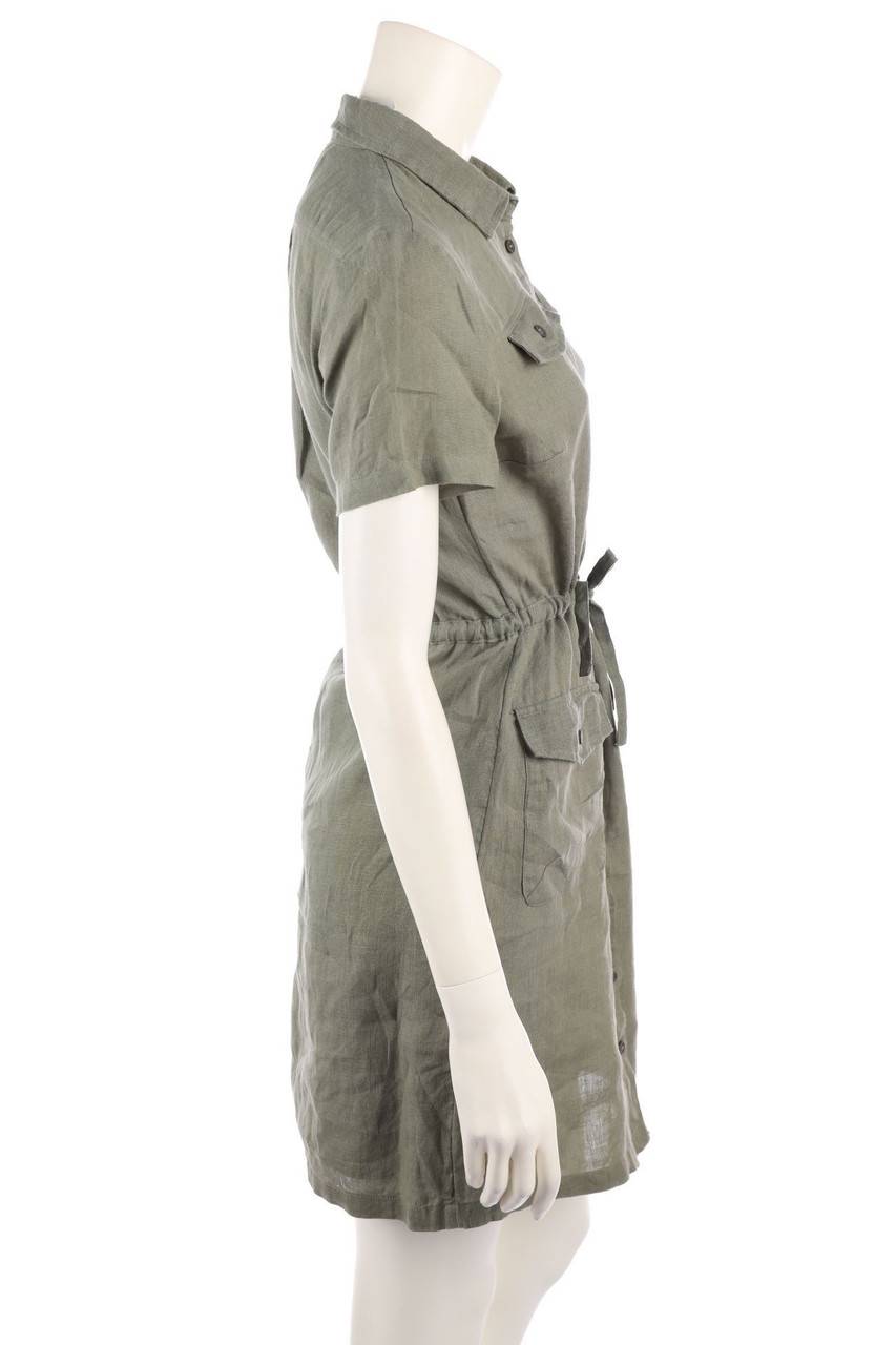 Carou CAROLL Safari-Kleid Aus Leinen