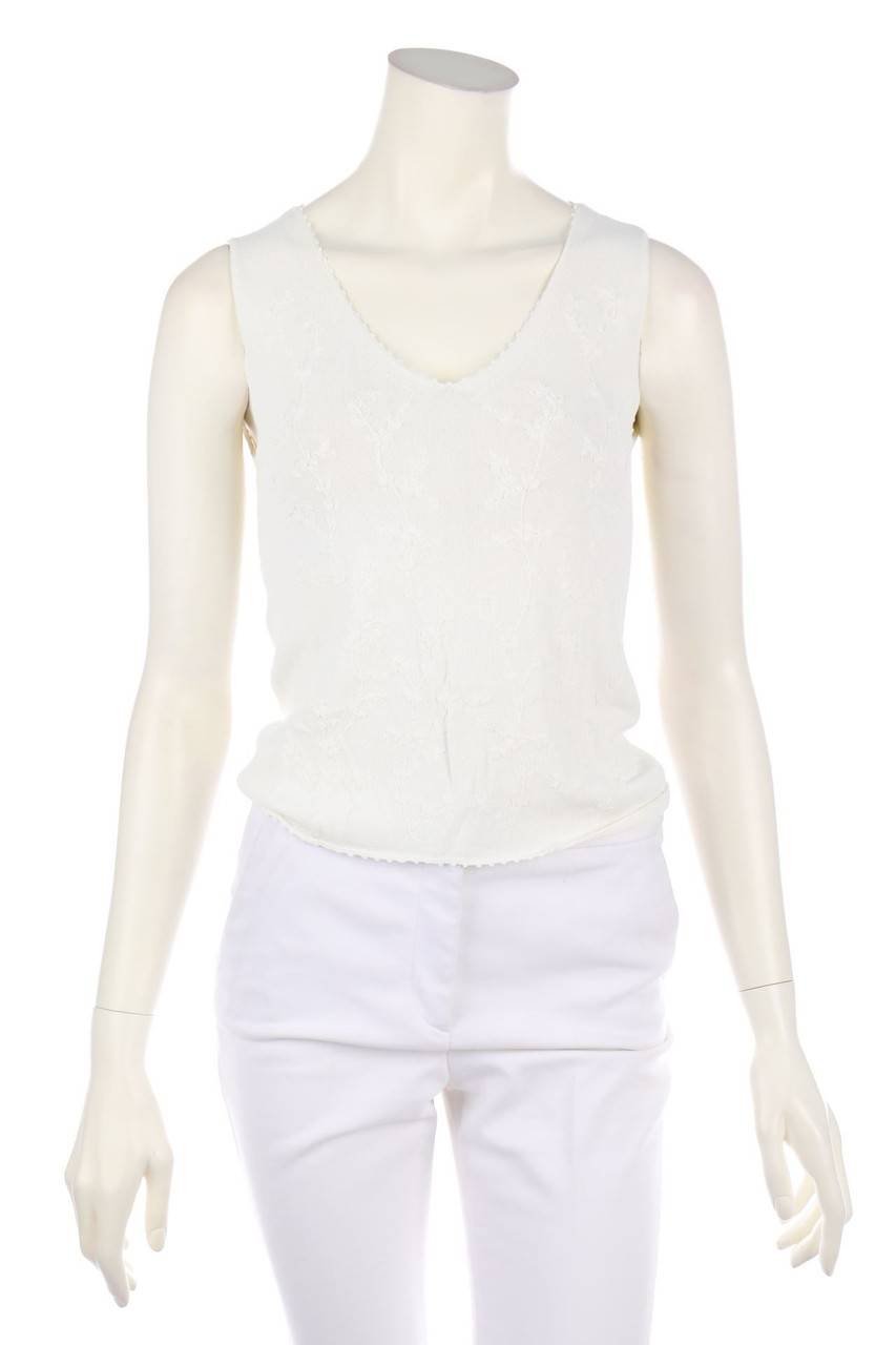 Carou CAROLL Strick-Top mit floralem Muster
