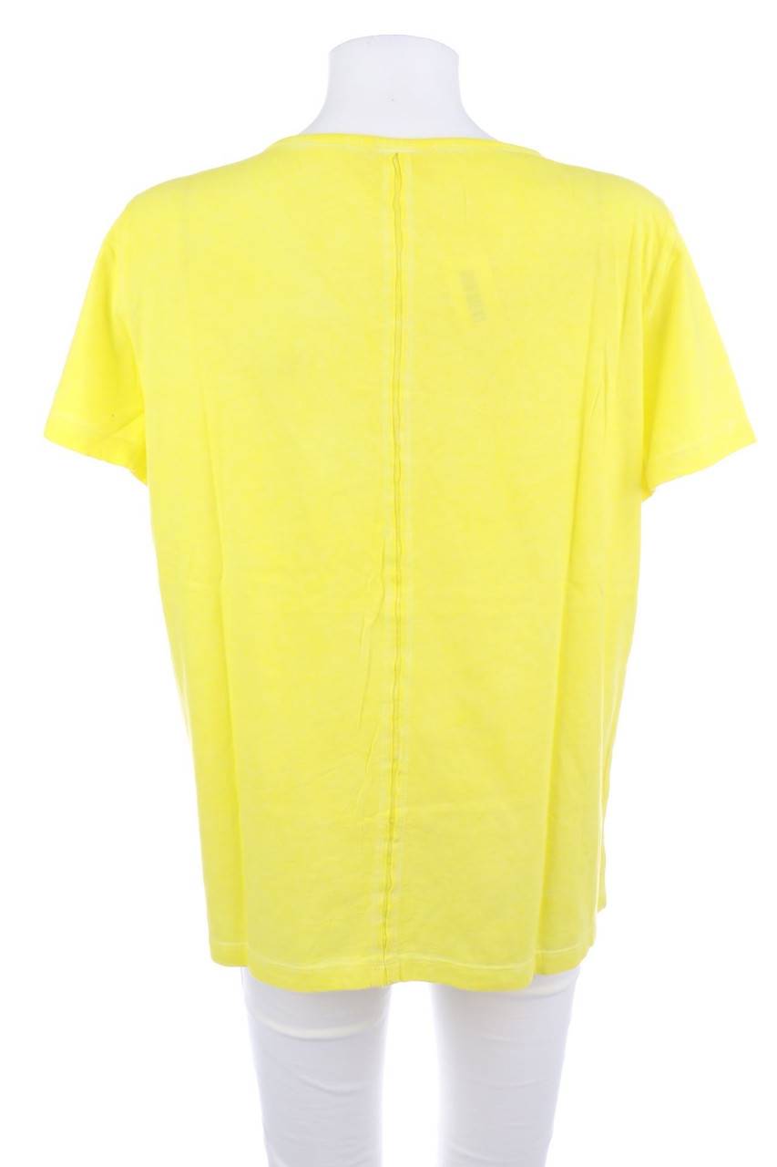 Carou CARTOON Garment Dyed-Kurzarm-Shirt Mit Print