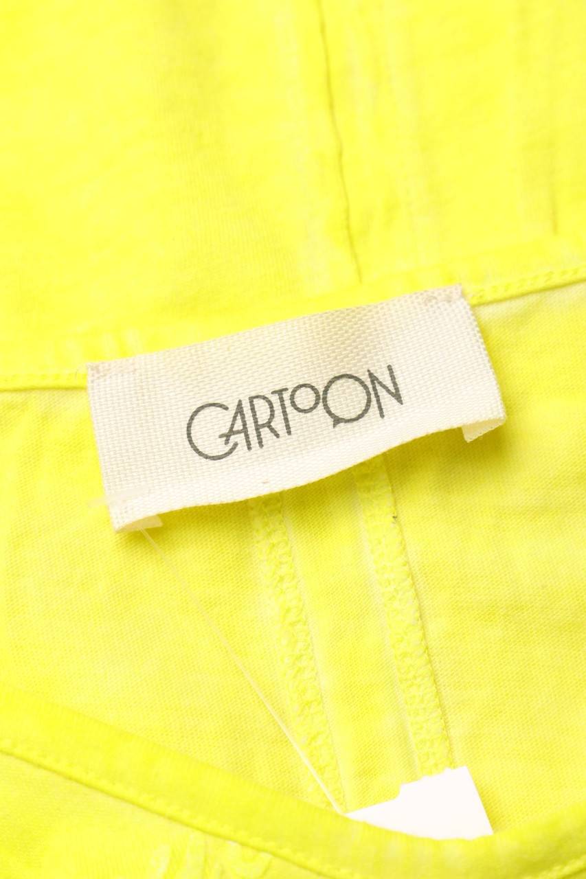 Carou CARTOON Garment Dyed-Kurzarm-Shirt Mit Print