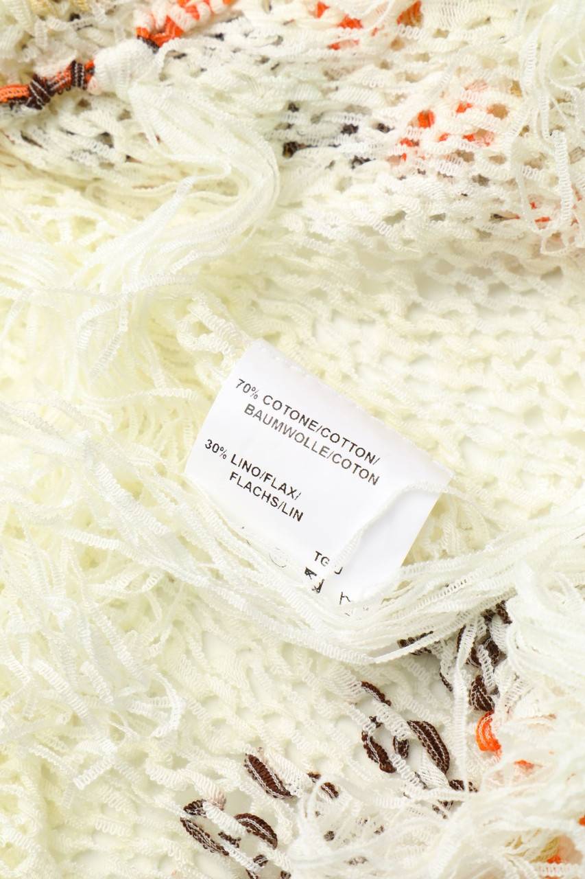 Carou Cashmere Company Strickweste Mit Fransen
