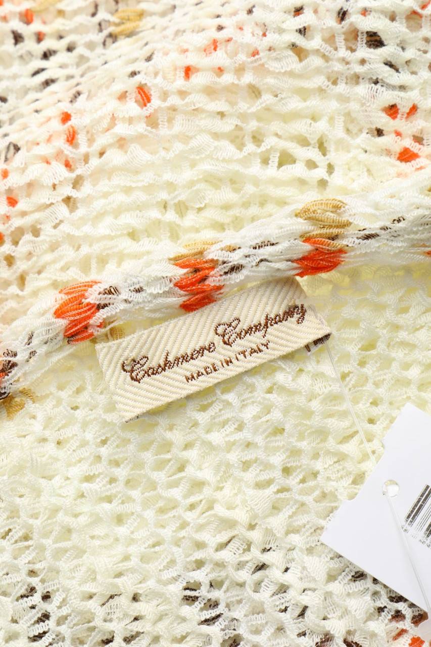 Carou Cashmere Company Strickweste Mit Fransen