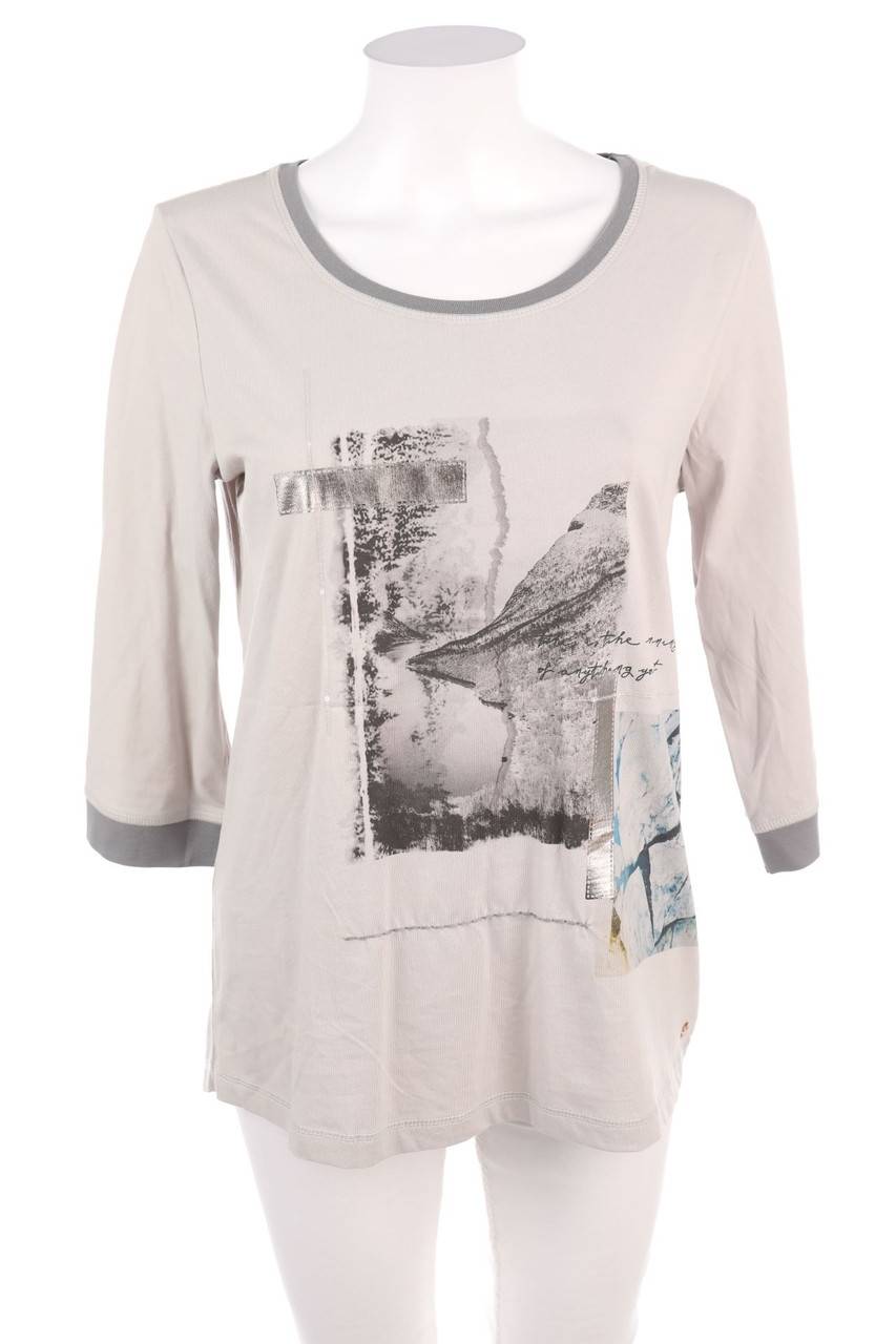 Carou CECIL 3/4-Arm-Shirt mit Print