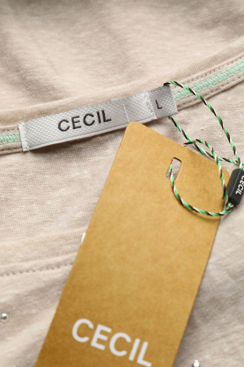 Carou CECIL 3/4-Arm-Shirt Mit Strass-Steinen