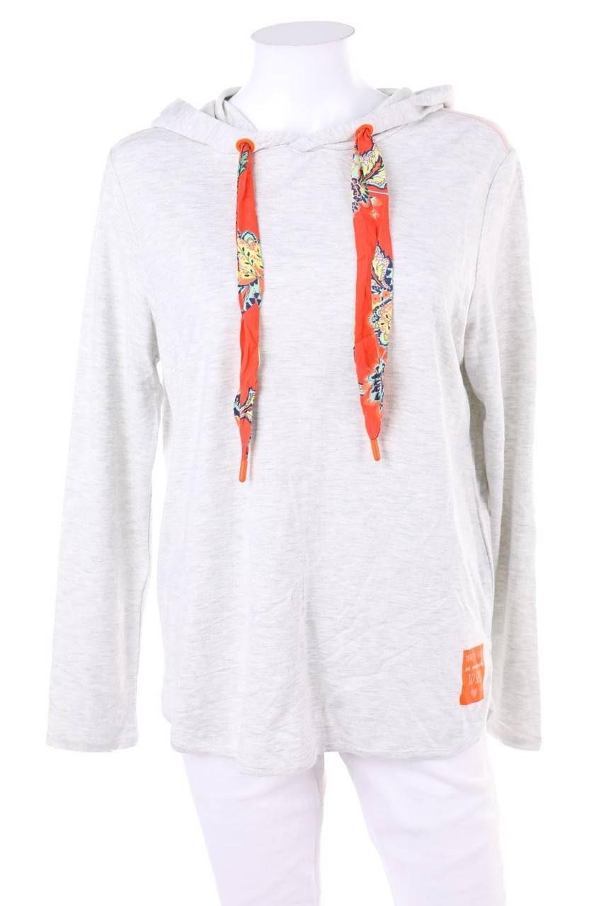 Carou CECIL Kapuzen-Shirt mit Statement-Print