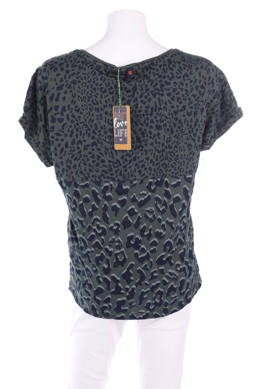 Carou CECIL Kurzarm-Shirt Mit Animal-Print