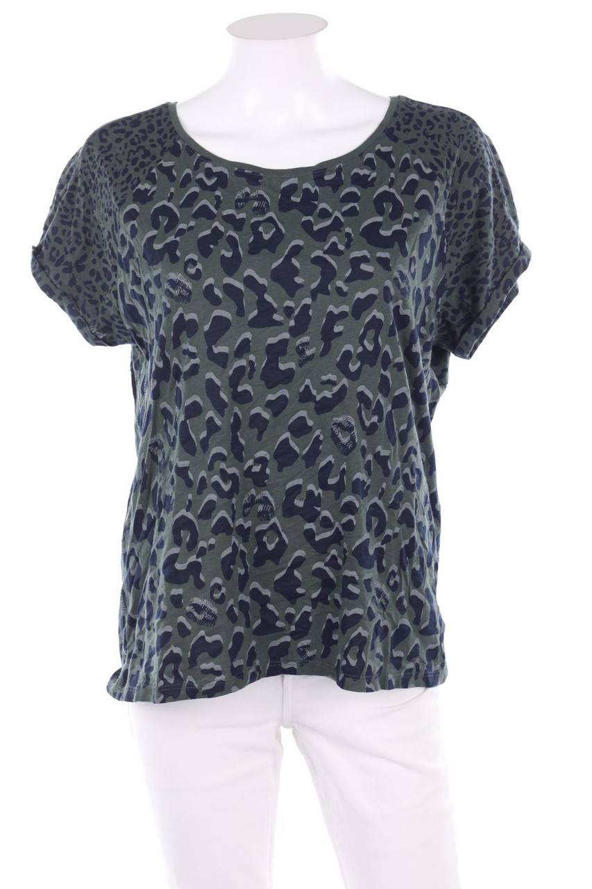 Carou CECIL Kurzarm-Shirt mit Animal-Print