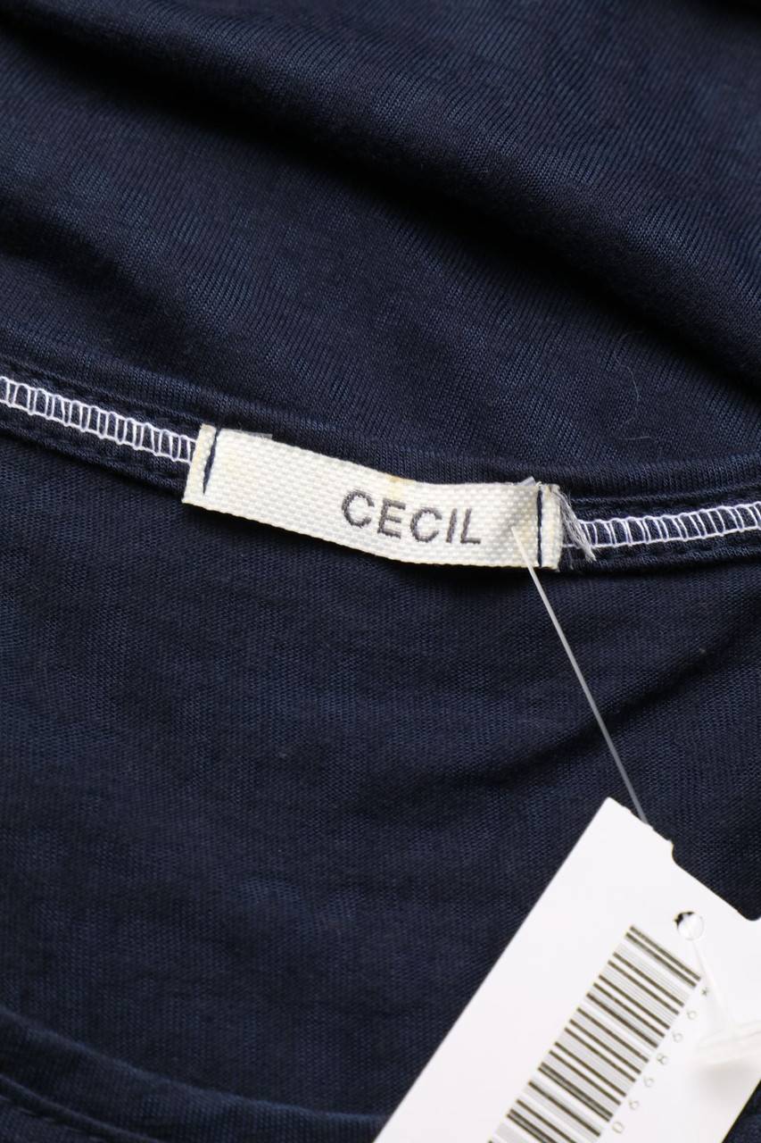 Carou CECIL Print-Kurzarm-Shirt Mit Strass-Steinen