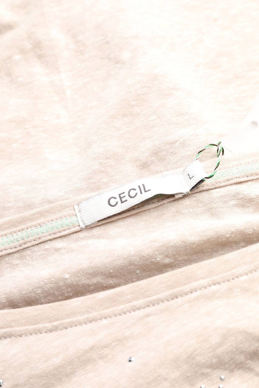 Carou CECIL Shirt Mit Schmuckstein-Applikation