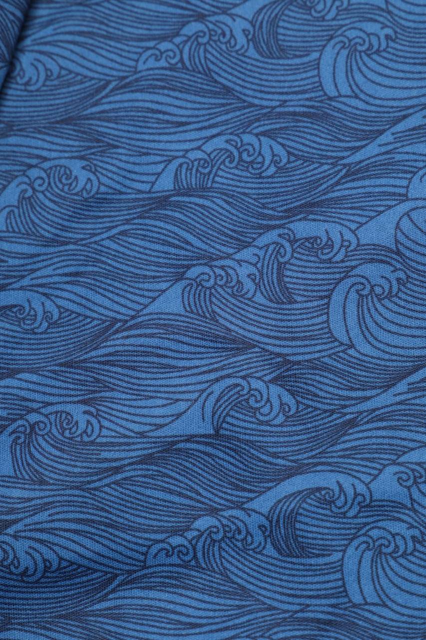 Carou Celio Sakko Aus Jersey Mit Elbow Patches